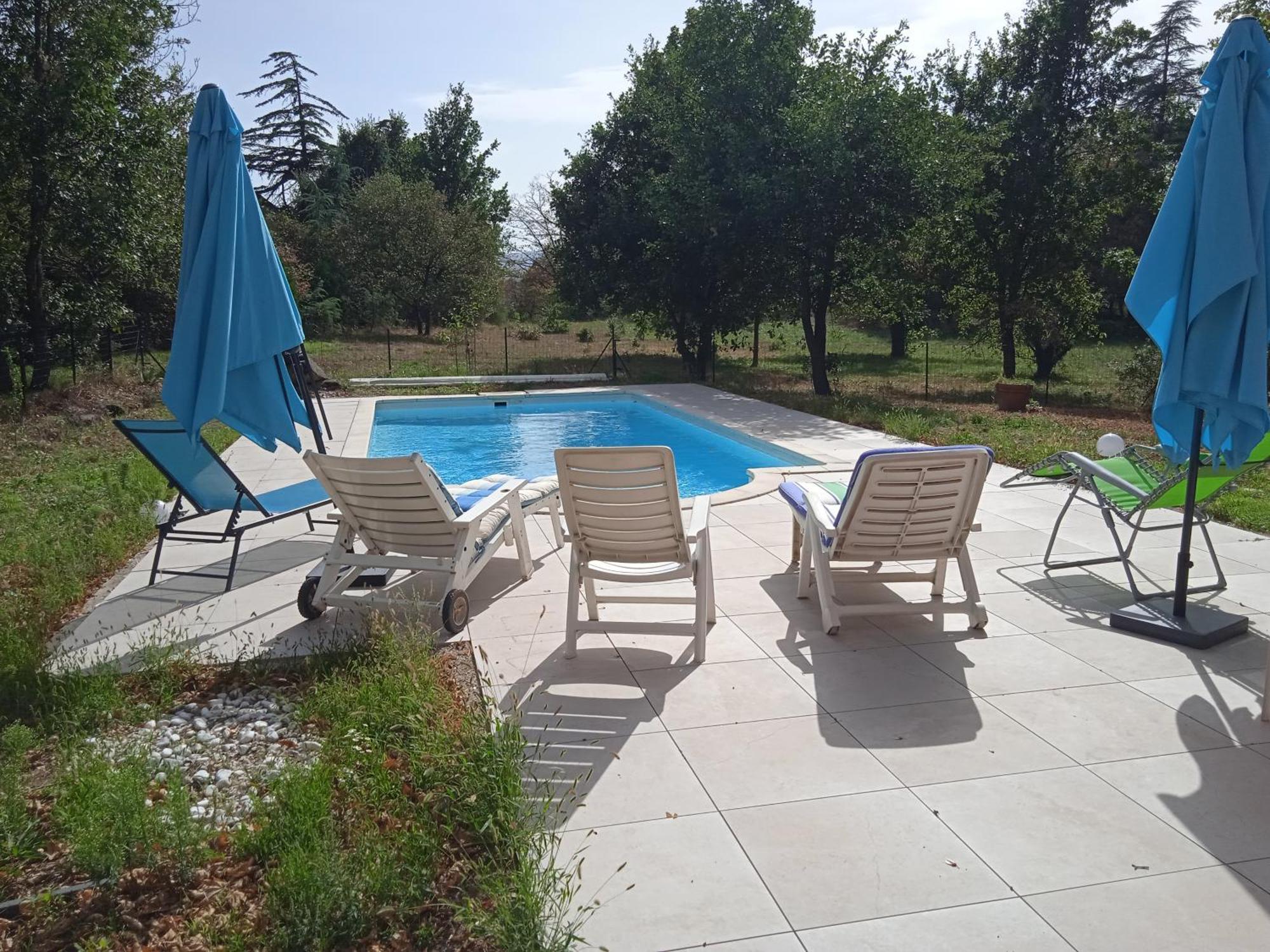 Maison Calme Avec Piscine Entouree De Son Parc Quintenas Εξωτερικό φωτογραφία